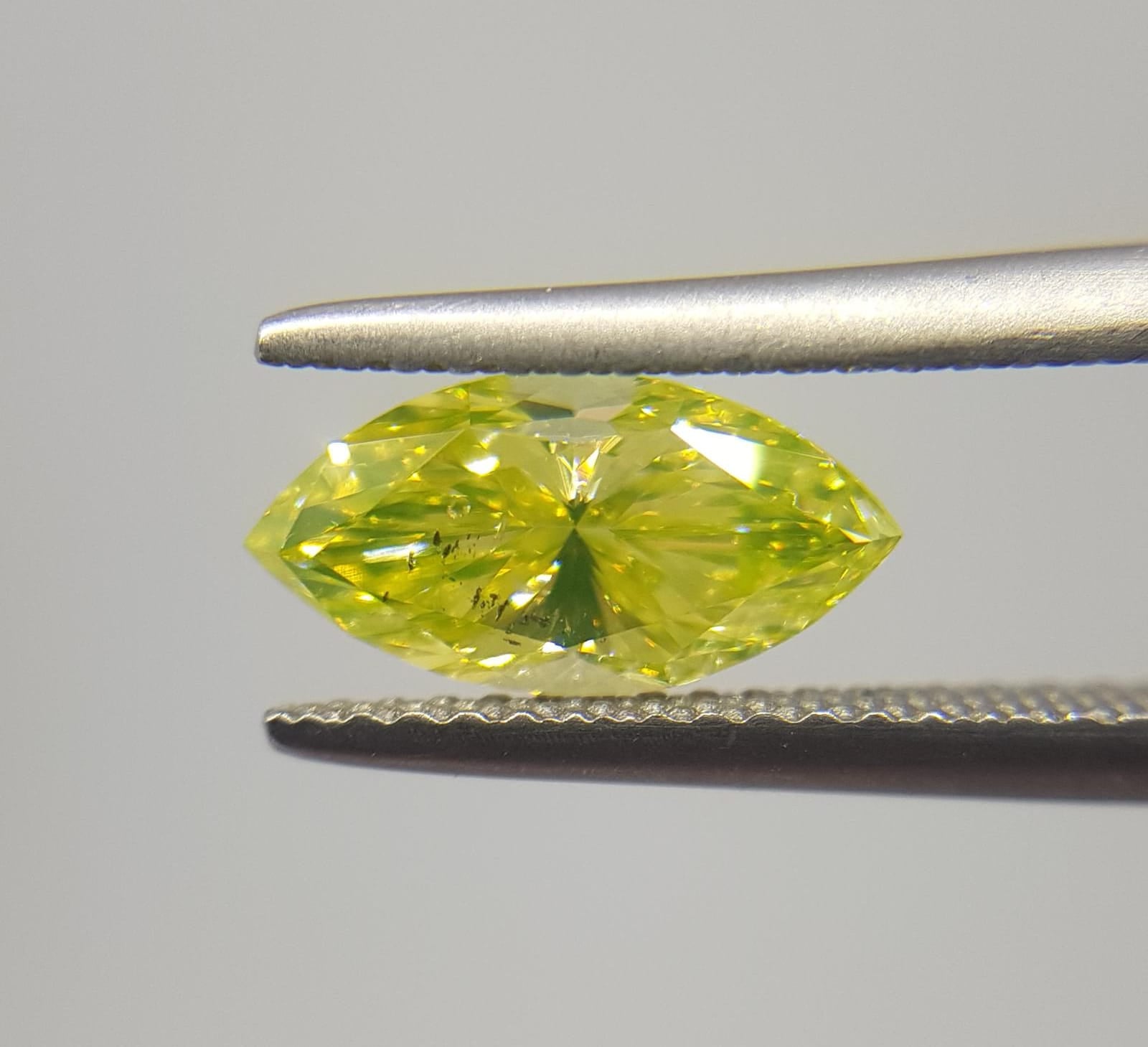YELLOW Diamond, 1.33 Carat, MARQUISE Shape - VMK Diamonds