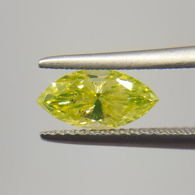 YELLOW Diamond, 1.33 Carat, MARQUISE Shape - VMK Diamonds