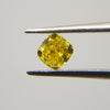 YELLOW Diamond, 0.47 Carat, CUSHION Shape, SI2 Clarity - VMK Diamonds