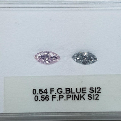 0.56 Carat MARQUISE Shape PINK Color Diamond - VMK Diamonds