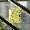 YELLOW Diamond, 1.90 Carat, RADIANT Shape, SI1 Clarity