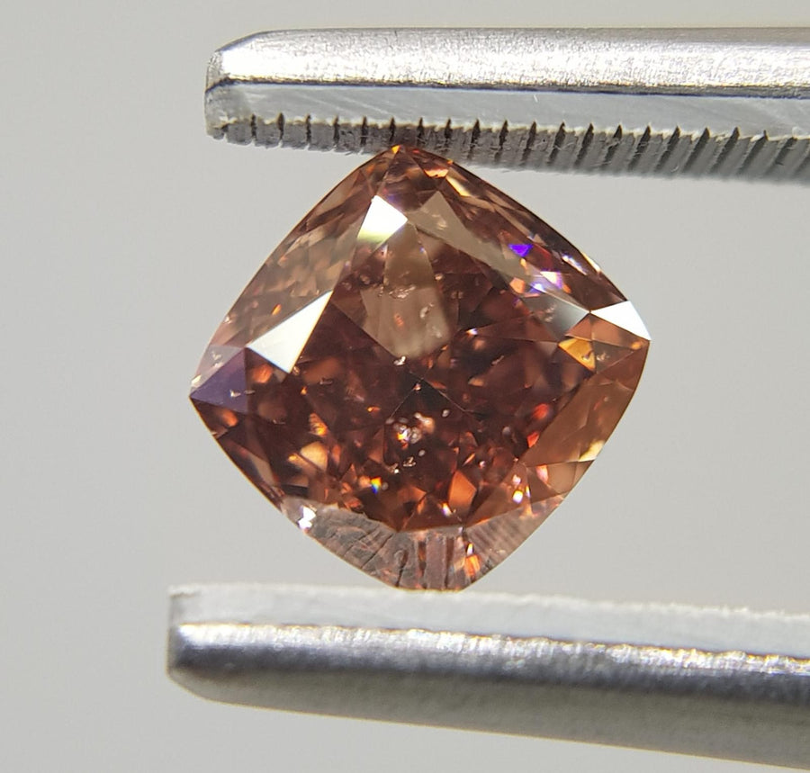 1.01 Carat CUSHION Shape PINK Color Diamond - VMK Diamonds