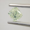 GREEN Diamond, 2.11 Carat, CUSHION Shape, SI1 Clarity - VMK Diamonds